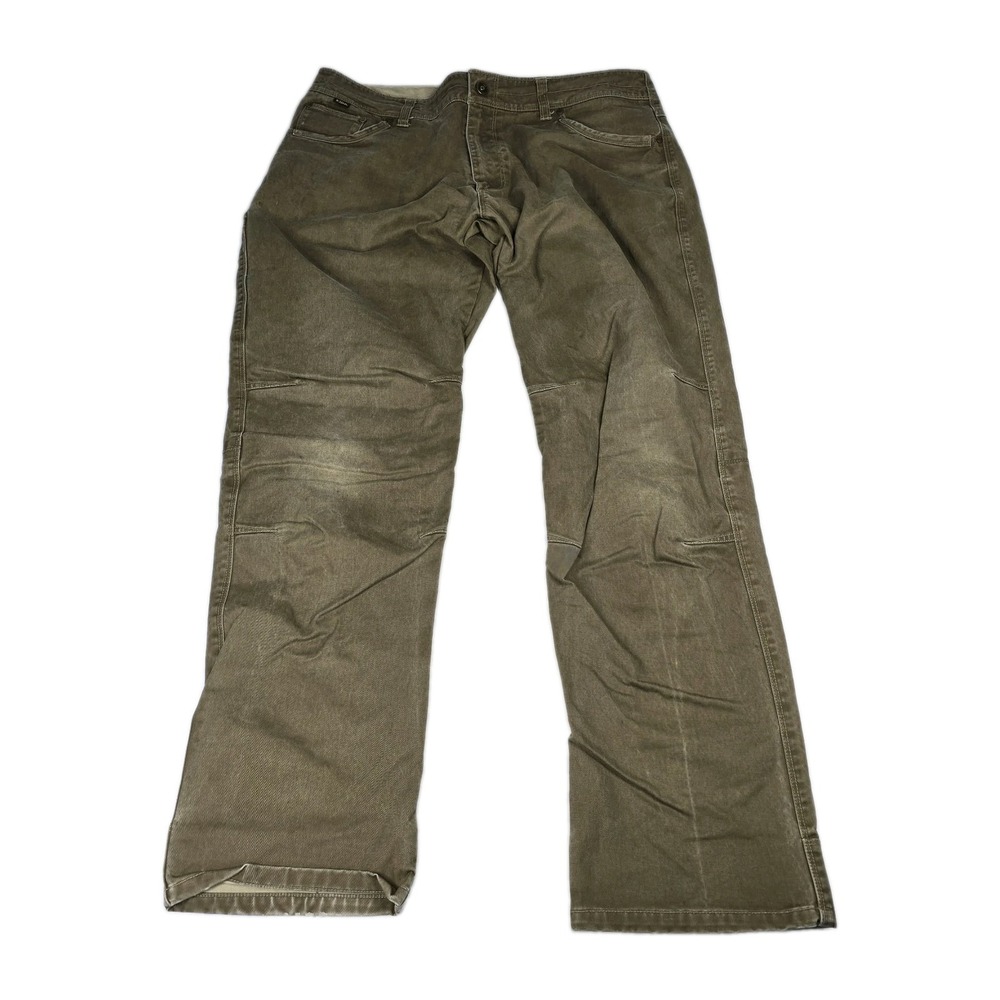 Kuhl Rydr Pants Men's 38x34 Vintage Patina Dye Stretch Canvas Work Hiking